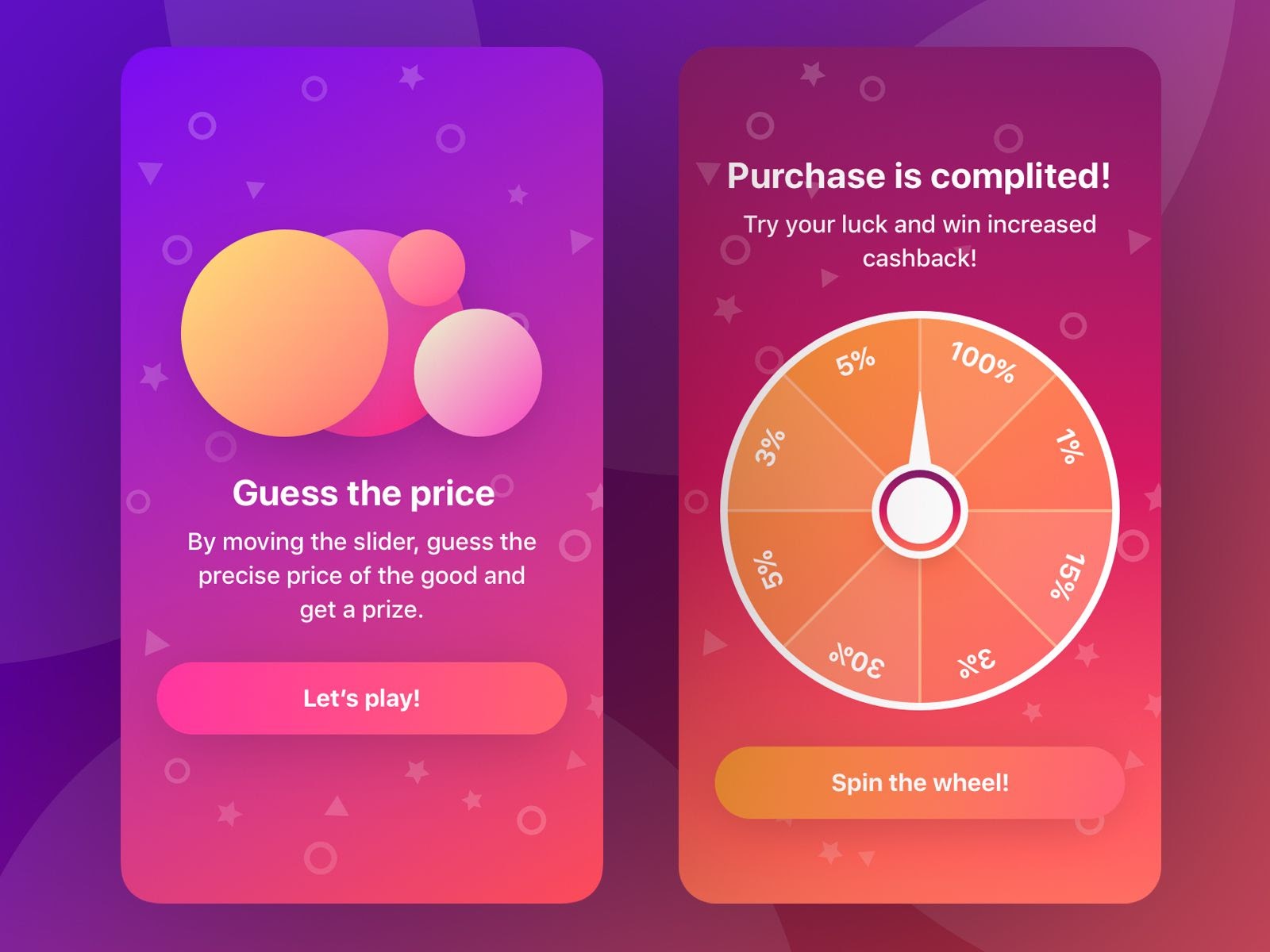 spin the wheels ecommerce app