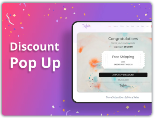 Discount Pop Up