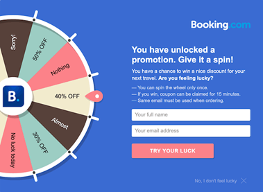 Gamified Pop-Ups