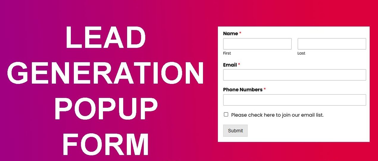 Lead Generation Pop-ups
